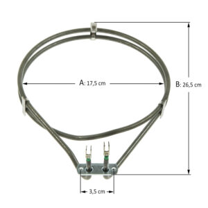 Αντίσταση Αερόθερμη Neff 2500W 230V Φ180 με Τρύπες